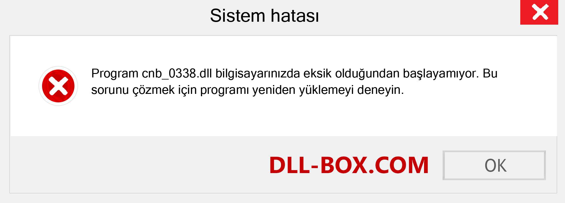 cnb_0338.dll dosyası eksik mi? Windows 7, 8, 10 için İndirin - Windows'ta cnb_0338 dll Eksik Hatasını Düzeltin, fotoğraflar, resimler